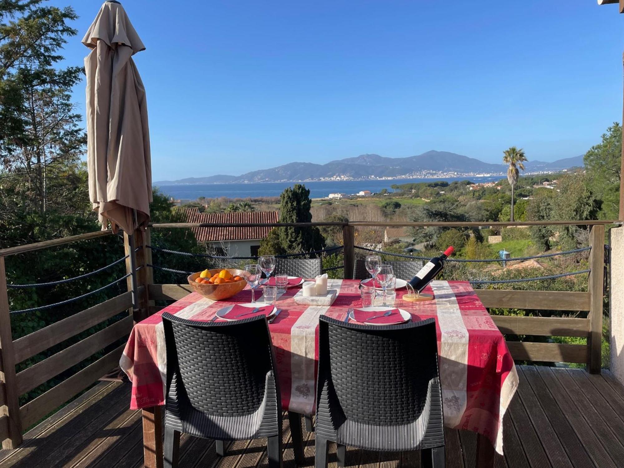 Corsicadream Arone Superbe Appartement Dans Villa, Vue Panoramique Mer, Piscine, Proche Porticcio Pietrosella Exteriér fotografie
