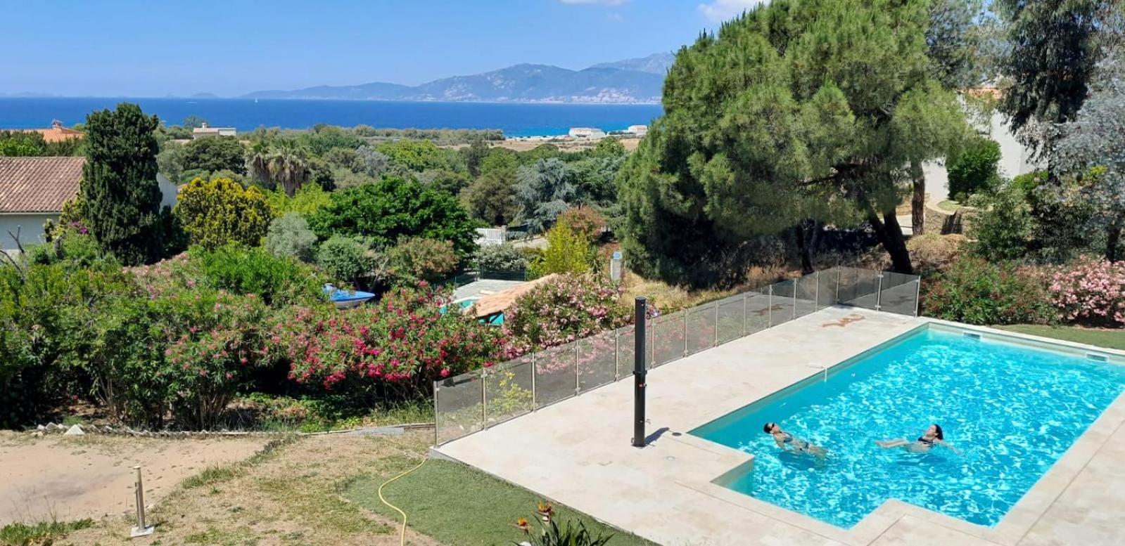 Corsicadream Arone Superbe Appartement Dans Villa, Vue Panoramique Mer, Piscine, Proche Porticcio Pietrosella Exteriér fotografie